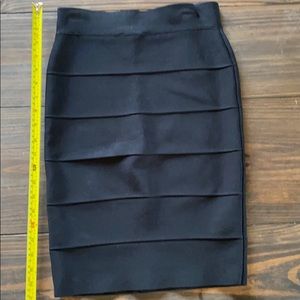 Bcbg maxazria black pencil skirt